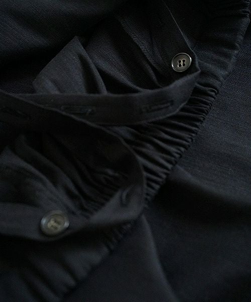 Mochi.モチ.french linen jumper skirt [915-op01/black]