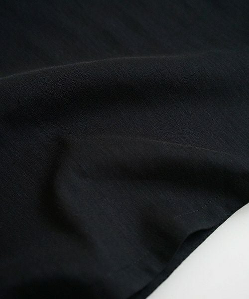 Mochi.モチ.french linen jumper skirt [915-op01/black]