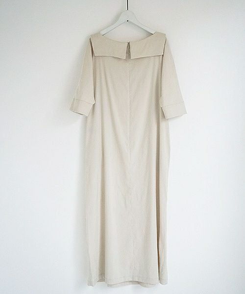 Mochi.モチ.linen dress [915-op02/light beige]