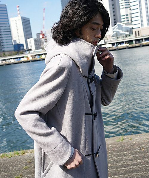ハトラ　HATRA ムーンコート hatra TOGGLE COAT[Grey]_