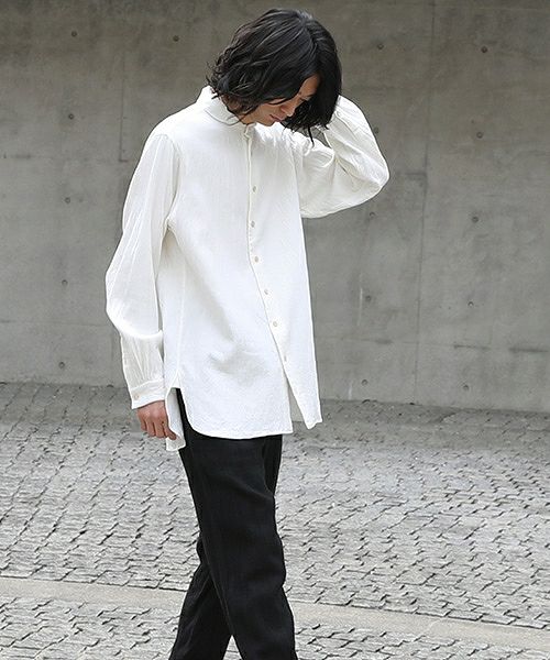 美品　suzuki takayuki/スズキタカユキのシャツワンピース suzuki takayuki（スズキタカユキ） シャツ one-piece standing-collar