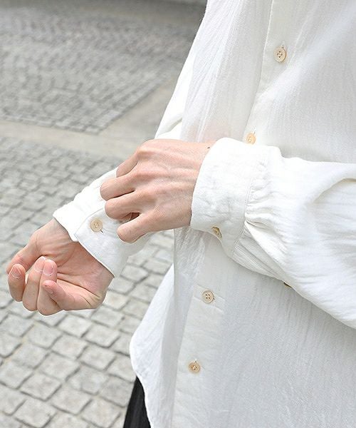 suzuki takayuki スズキタカユキ one-piece-shawl-collar shirt[A203