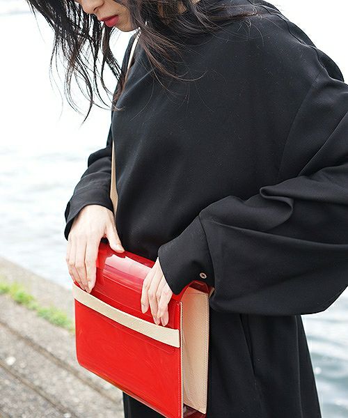 macromauro マクロマウロ.PVL BAG Color Medium[RED]_