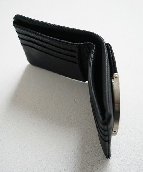 EDROBERTJUDSON.エドロバートジャドソン.frame half wallet[B01Q WL-38A / 05.BLACK]