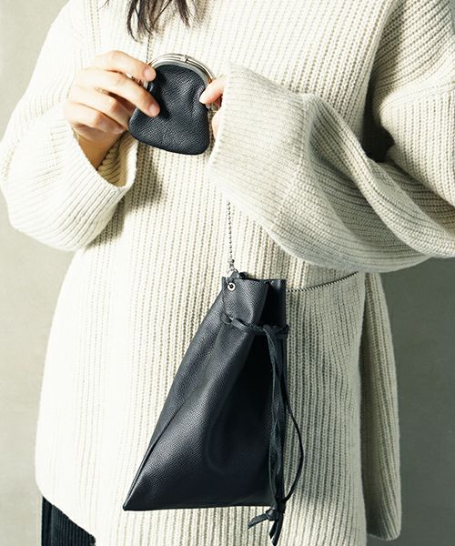 EDROBERTJUDSON.エドロバートジャドソン.chain pouch & frame purse [B01X BG-115 / 05.black]