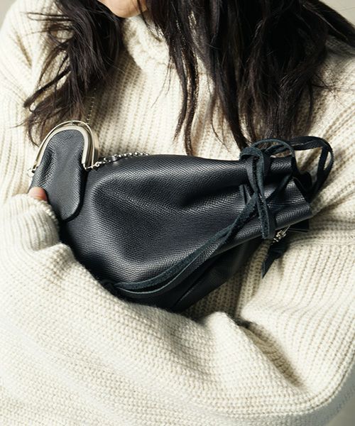 EDROBERTJUDSON.エドロバートジャドソン.chain pouch & frame purse [B01X BG-115 / 05.black]