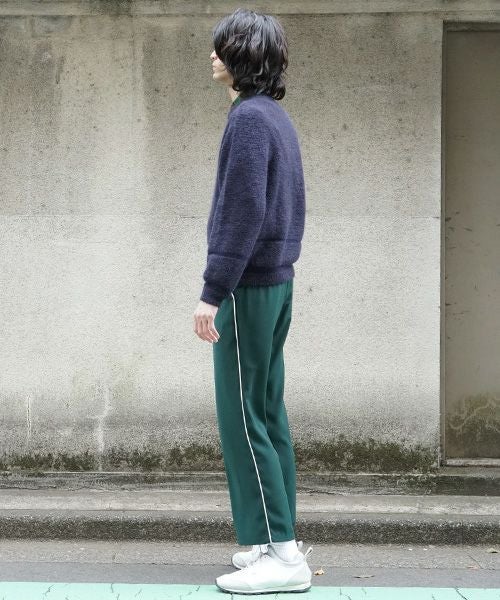 ohta.navy mohair knit[kn-00N]