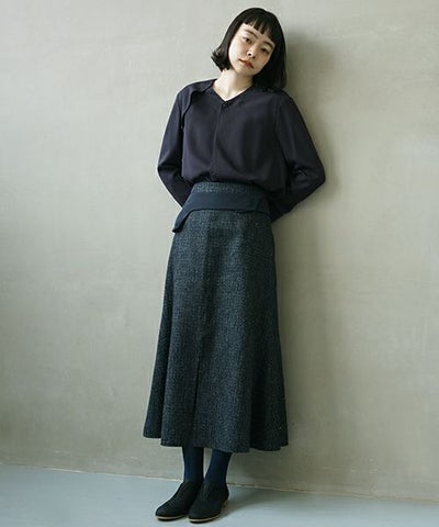 ohta.オオタ.wool silk skirt[sk-06W]