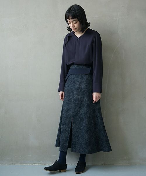 ohta.オオタ.wool silk skirt[sk-06W]