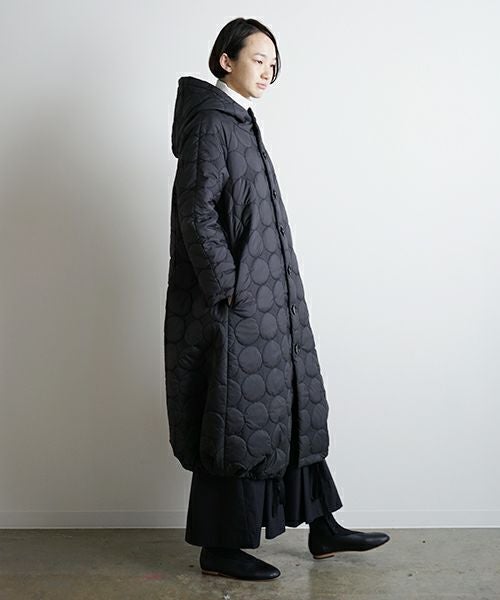 Mochi.モチ.quilted hood coat[ma9-co-01]
