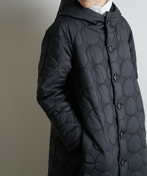 Mochi モチ quilted hood coat[ma9-co-01]