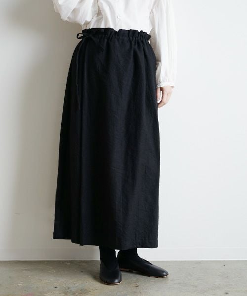 Mochi.モチ.wrap wide pants [ma9-p-01]