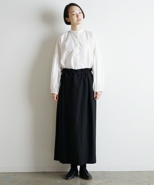 Mochi.モチ.wrap wide pants [ma9-p-01]