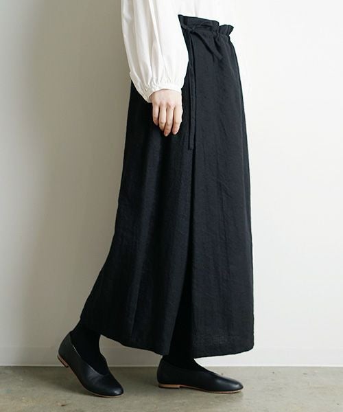 Mochi.モチ.wrap wide pants [ma9-p-01]