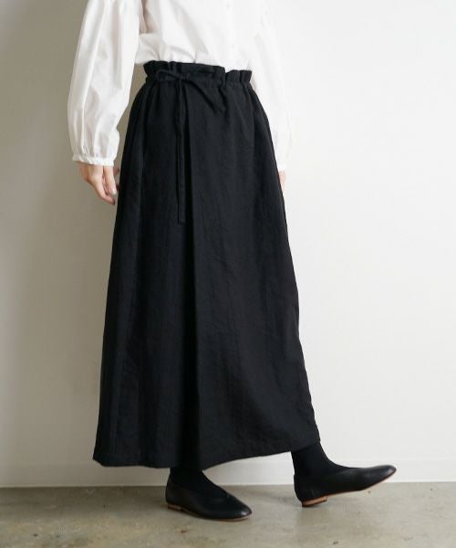 Mochi.モチ.wrap wide pants [ma9-p-01]