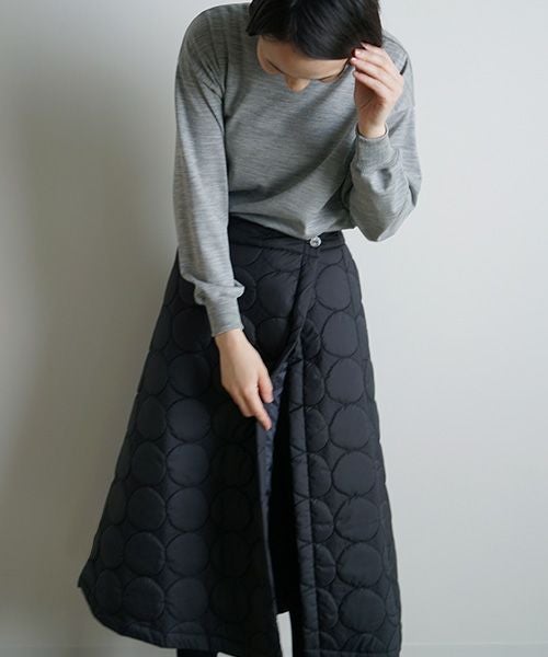 Mochi.モチ.quilted skirt [ma9-sk-02]