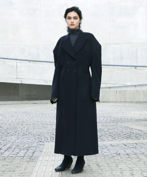 AKIKOAOKI.shoulder long coat[C03]