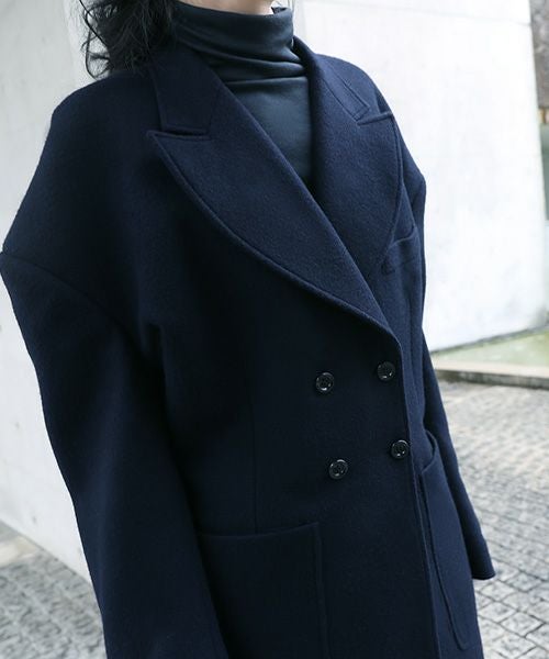 AKIKOAOKI shoulder long coat[C03]