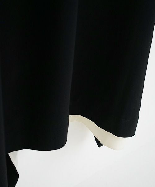 HENRIK VIBSKOV.DRESS[BLACK/WHITE CUTS]_