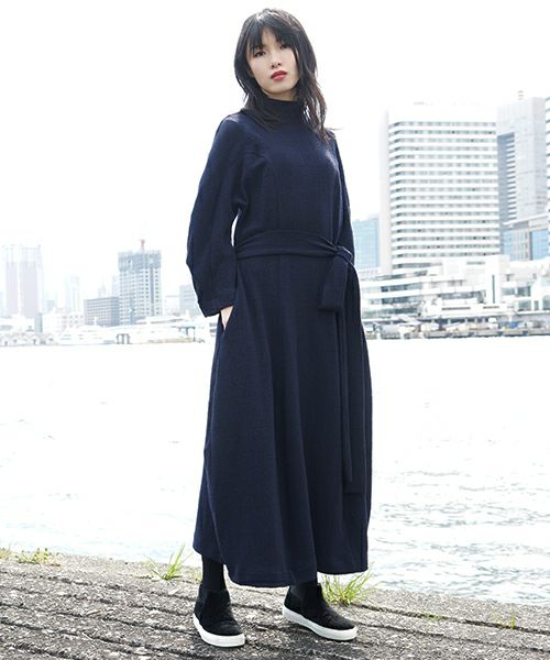 HENRIK VIBSKOV DRESS[NAVY BLACK CHECK]_
