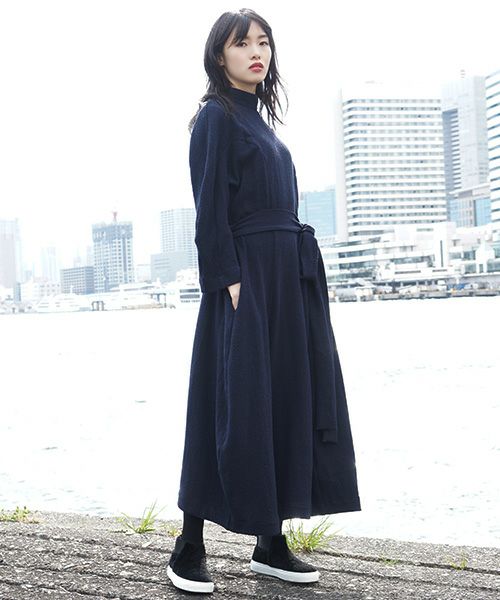 HENRIK VIBSKOV ドレスコート HENRIK VIBSKOV DRESS[NAVY BLACK CHECK]_