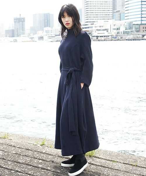 HENRIK VIBSKOV DRESS[NAVY BLACK CHECK]_