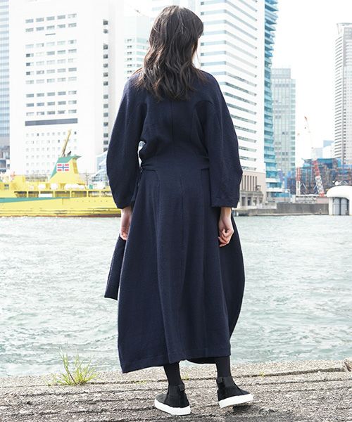 HENRIK VIBSKOV ドレスコート HENRIK VIBSKOV DRESS[NAVY BLACK CHECK]_