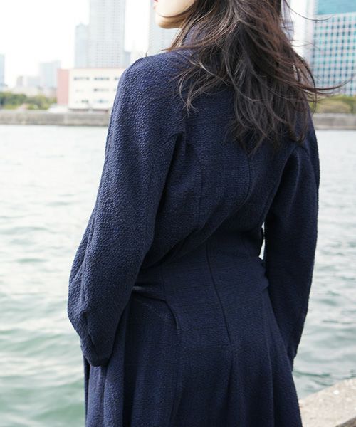HENRIK VIBSKOV DRESS[NAVY BLACK CHECK]_