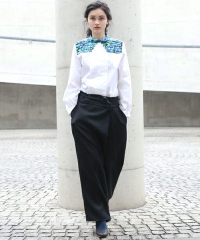 JUN OKAMOTO.何もない日の午後に履くためのパンツ[P-55080]