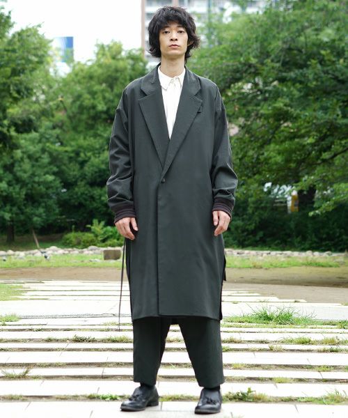 YANTOR コート YANTOR（ヤントル）の「YANTOR Cotton Linen Wool Fall Jacket（ステン