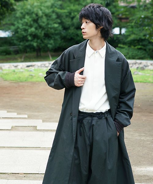 YANTOR コート YANTOR Double Face Wool Gown Coat[Y184CO04]