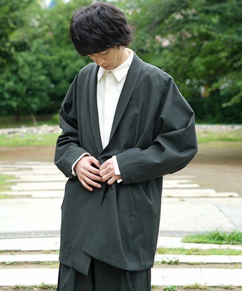 YANTOR Wash Wool Fall Jacket[Y194JK05/GREEN]