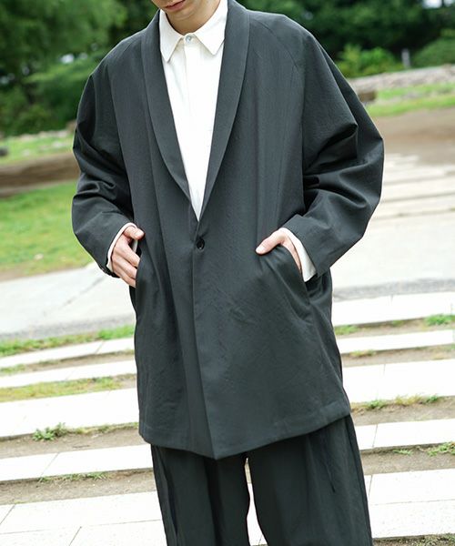 YANTOR.Wash Wool Fall Jacket[Y194JK05/GREEN]