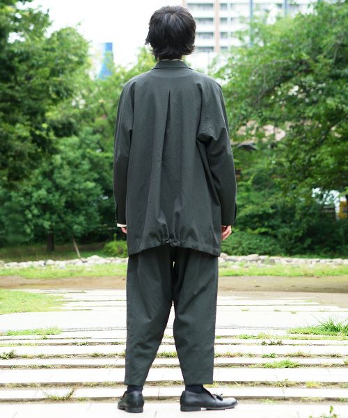 YANTOR Wash Wool Fall Jacket[Y194JK05/GREEN]