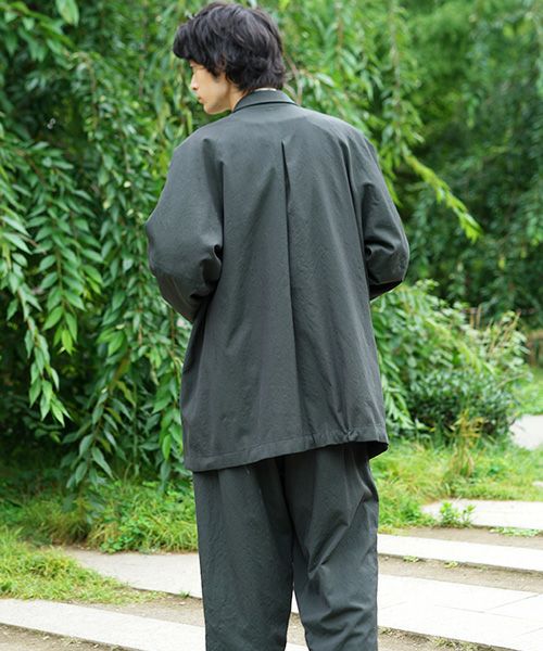 YANTOR Wash Wool Fall Jacket[Y194JK05/GREEN]