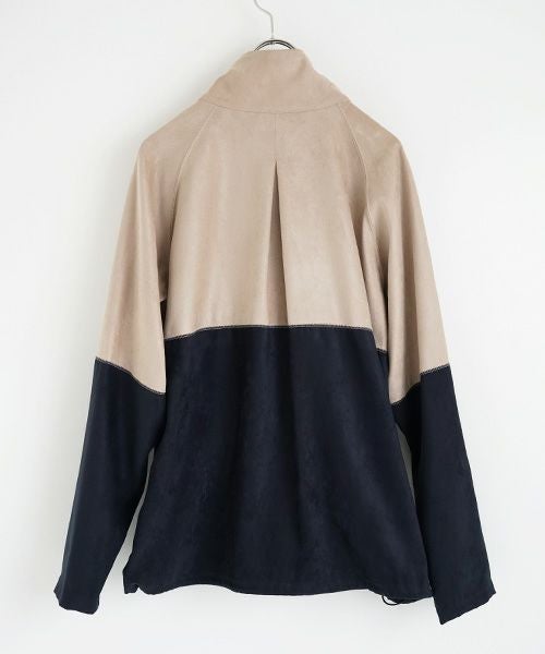 YANTOR.Suede Track Suit[Y194JS01/BEIGE×NAVY]