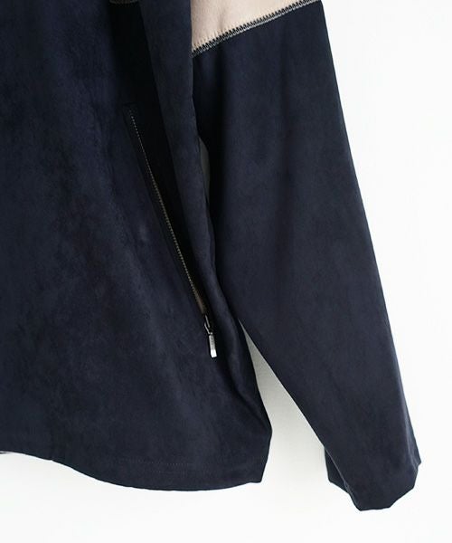 YANTOR.Suede Track Suit[Y194JS01/BEIGE×NAVY]