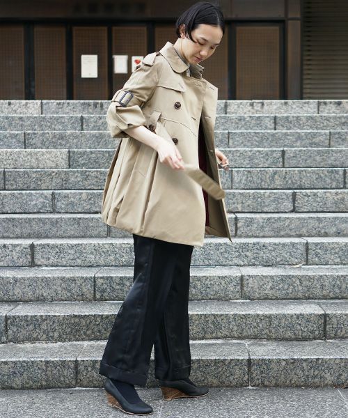 SWANLAKE × Palm maison 限定 ・バルーントレンチ[beige]