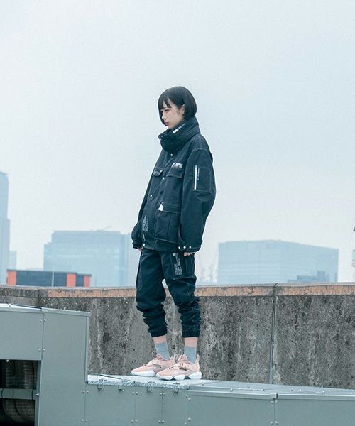 HATRA あの　コラボ　カーゴパンツ　1　ブラック ano×hatra×Palm maison アノ×ハトラ×パームメゾン GP001“GHOST SHELL