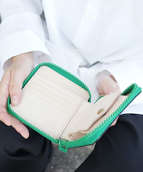 macromauro×Palm maison.マクロマウロ×パームメゾン.【別注】Kip Wallet[GREEN]_