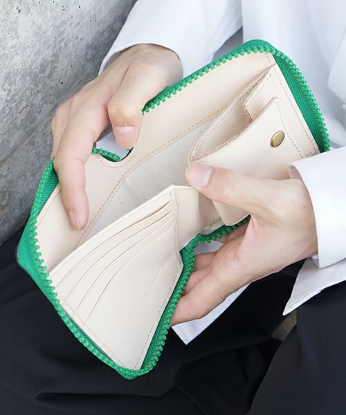 macromauro×Palm maison.マクロマウロ×パームメゾン.【別注】Kip Wallet[GREEN]_