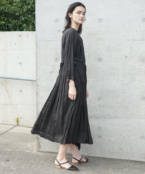 suzuki takayuki スズキタカユキ cache-soeur dress[S201-23/black]