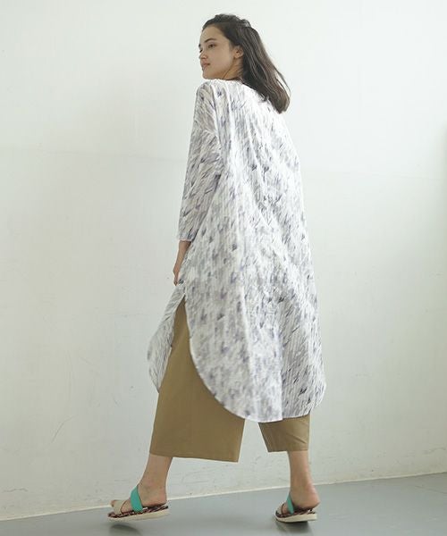 sneeuw.スニュウ.湖面プリントワンピース[snw21-08]