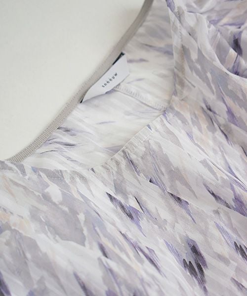 sneeuw.スニュウ.湖面プリントワンピース[snw21-08]