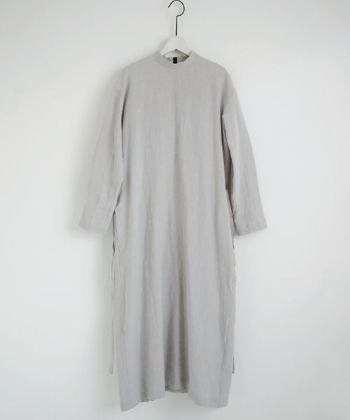 Mochi.モチ.petit hight neck dress [ms02-op-01/grey]