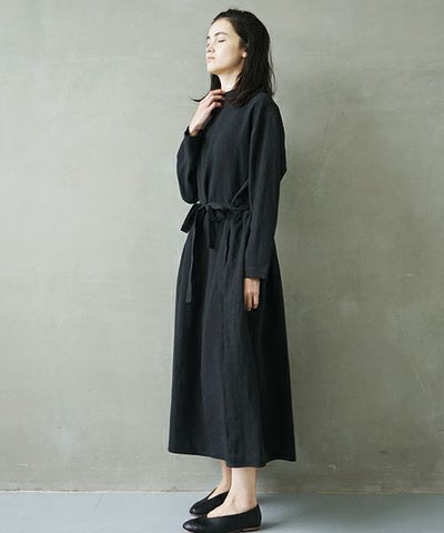 Mochi.モチ.petit hight neck dress [ms02-op-01/black]