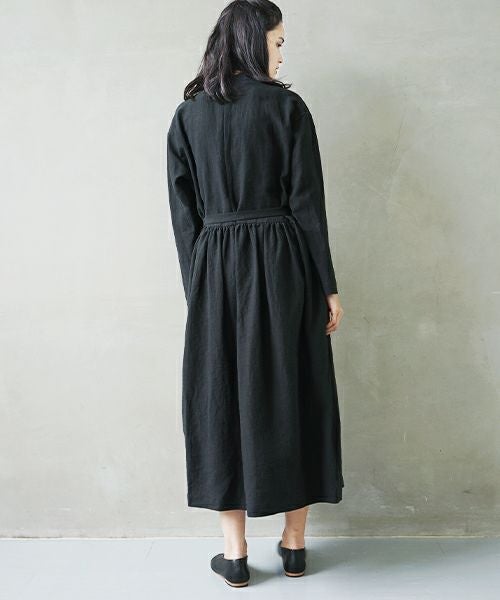 Mochi.モチ.petit hight neck dress [ms02-op-01/black]