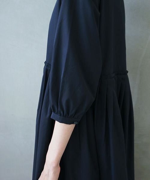 Mochi.モチ.pin tuck dress [ms02-op-02]
