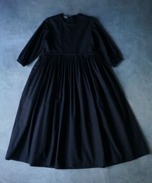 Mochi.モチ.pin tuck dress [ms02-op-02]