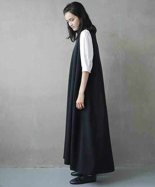 Mochi.モチ.v-neck dress [ms02-op-03]
